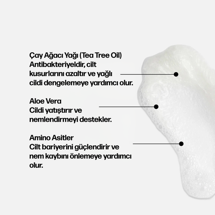 Arbre à thé Détergent de la peau
