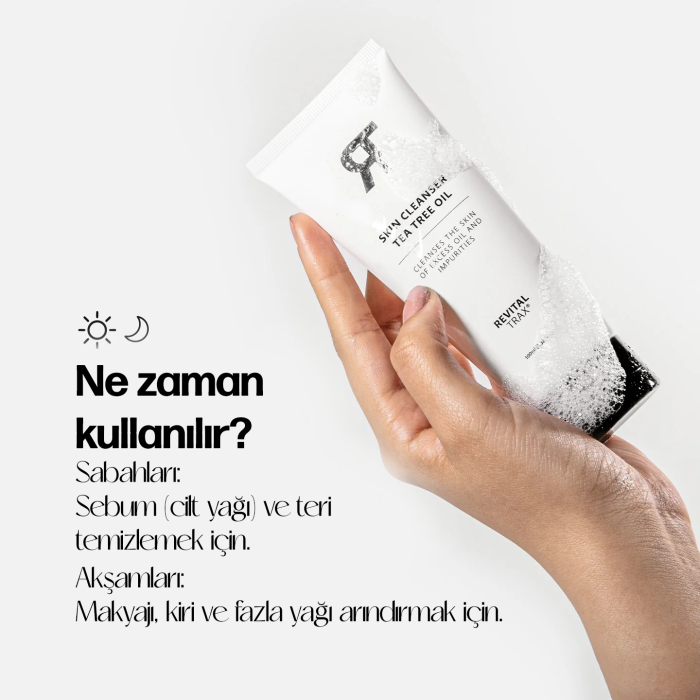 Çay Ağacı Yağlı Cilt Temizleyici